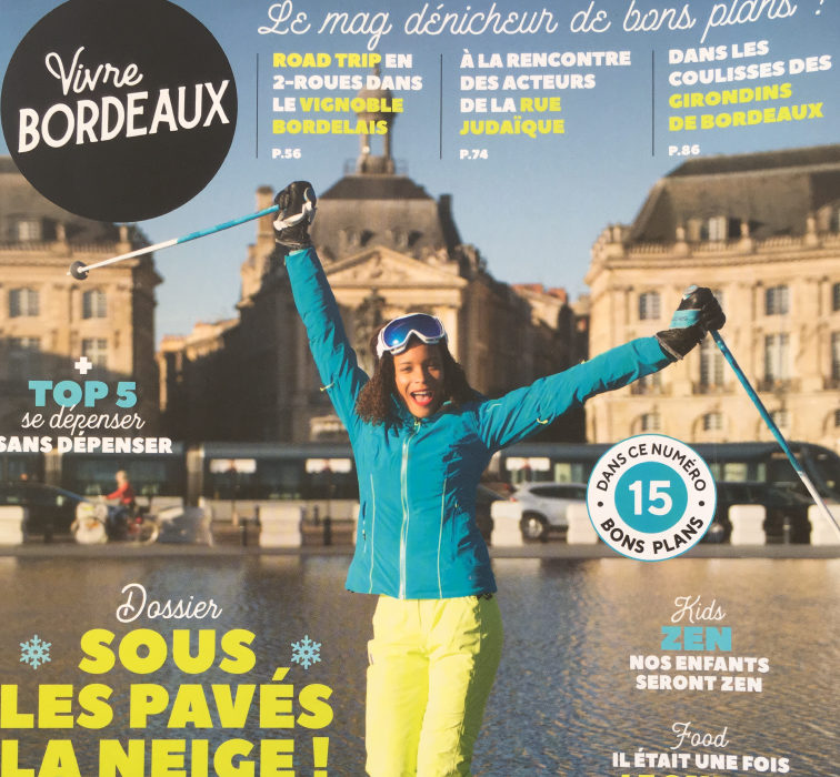Couverture Vivre Bordeaux Hiver Article Yoga de Gasquet Elise Alexeline