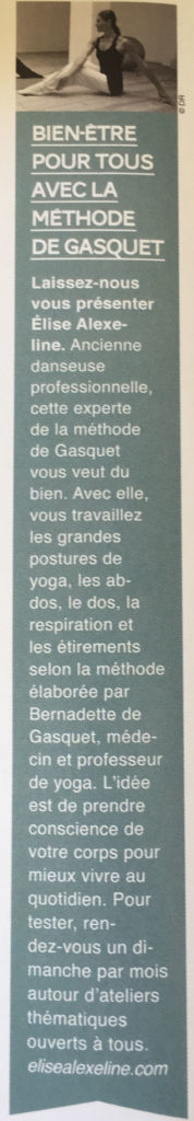 Vivre Bordeaux Hiver 2018 Article Yoga Elise Alexeline